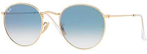 Ray-Ban Okulary przeciwsłoneczne  Unisex Round Metal rb3447 N złoty 50 0RB3447N001/3F50