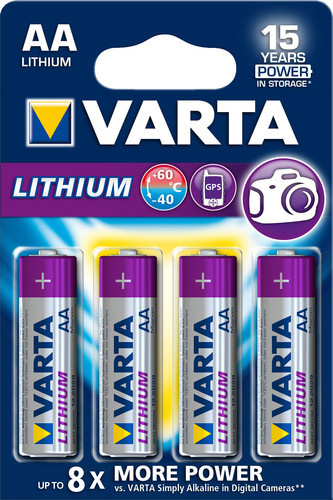Varta 4 x bateria litowa Lithium L91 R6 AA