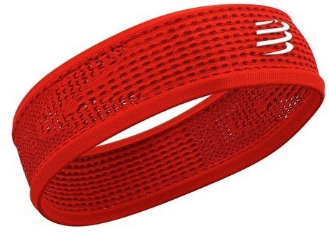 Compressport opaska na głowę THIN HEADBAND ON/OFF V3 czerwona