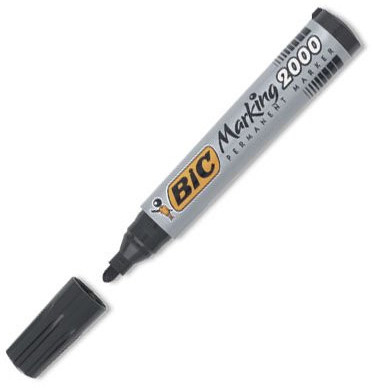 BIC Marker CZARNY OKRĄGŁY permanentny 2000