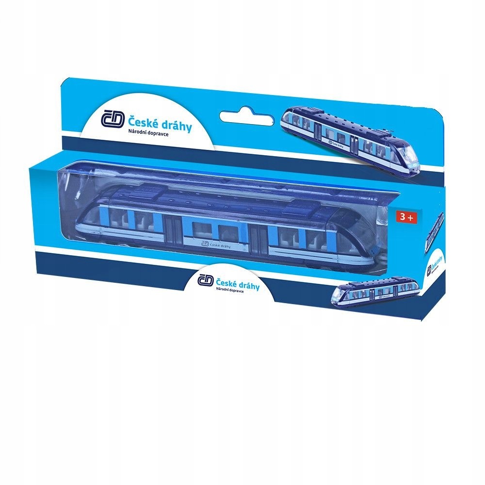 Pociąg Metalowy Czeski Koleje Regionalne 17cm