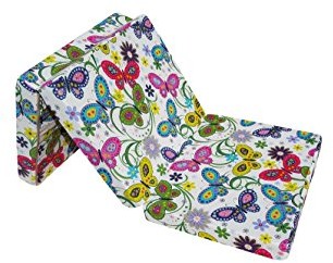 Natalia Spzoo składany materac, 198 x 80 x 10  kolorowy pokrowiec z wzorem do wyboru