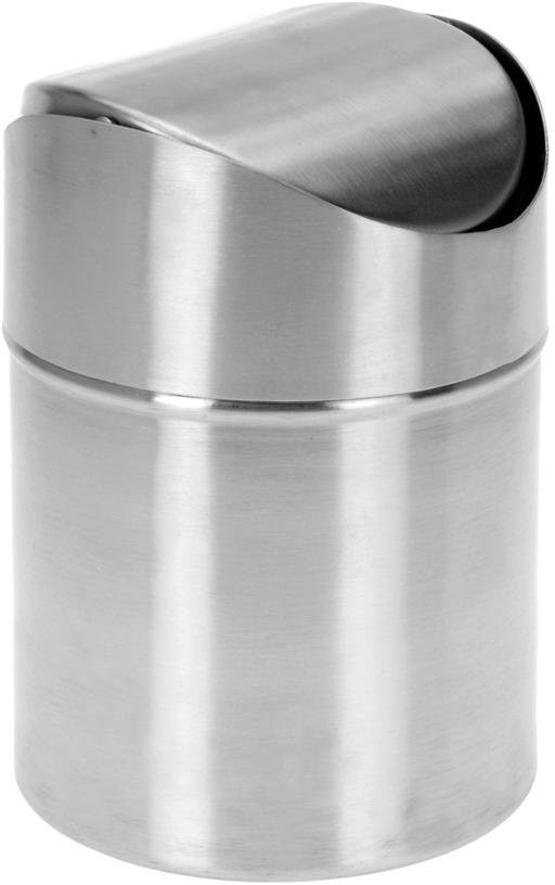 EH Excellent Houseware Kosz łazienkowy EH EXCELLENT HOUSEWARE, srebrny, 1 l