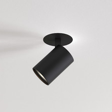 Astro Lighting plafon reflektorek) Ascoli Flush Fire-Rated GU10 7,5cm czarny mat 1286096