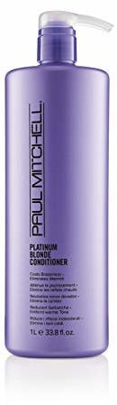 Paul Mitchell Platinum Blonde Conditioner  fioletowy odżywka do włosów blond, siwych lub białych, pielęgnacja włosów przeciw żółknięciu, 1000 ml