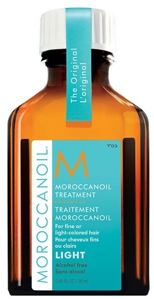 Moroccanoil Olejek Treatment Lekki 25ml Kuracja do włosów cienkich delikatnych i jasnych