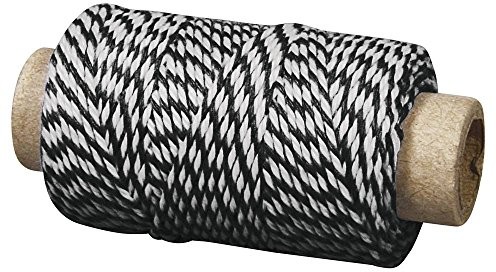 Rayher Hobby Rayher 55517576 przędzy, 1 MM , na rolce ok. 35 m, SB-Btl 10 G, czarny 55-517-576