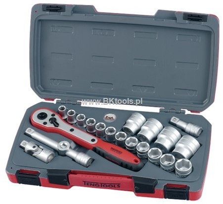 TENG TOOLS TENGTOOLS ZESTAW NARZĘDZI NASADOWYCH T1221-6-P 167240209