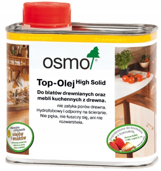 Top Olej do blatów Osmo 3058 Bezbarwny Mat 0,5 L