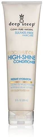Deep Steep Coconut Oil High Shine Conditioner, 10 Fluid Ounce 11070