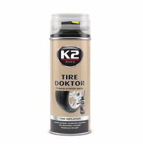 K2 TIRE DOKTOR ZAPASOWE KOŁO POMPUJE OPONY 400 ML