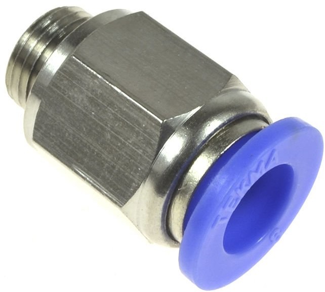 TEKMA Złączka Wtykowa Prosta Na Wąż 6Mm Gwint 1/8