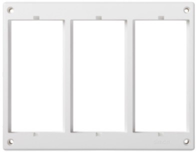 Kontakt Simon SA Puszka podłogowa CONNECT 1-modułowa, 2x K45, gł. 93mm + SM102/9; szary SF110/1