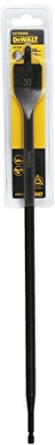 DeWalt Extreme DT4791 wiertła frezarskie do drewna (30 mm , 406 mm długości, do stosowania w wiertarkach (akumulatorach i kablach) DT4791-QZ