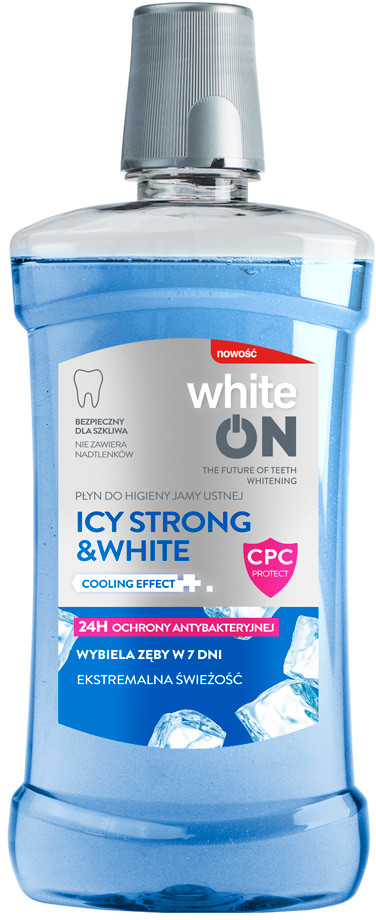 Tołpa płyn do higieny jamy ustnej ICY STRONG & WHITE, 500 ml MWH048