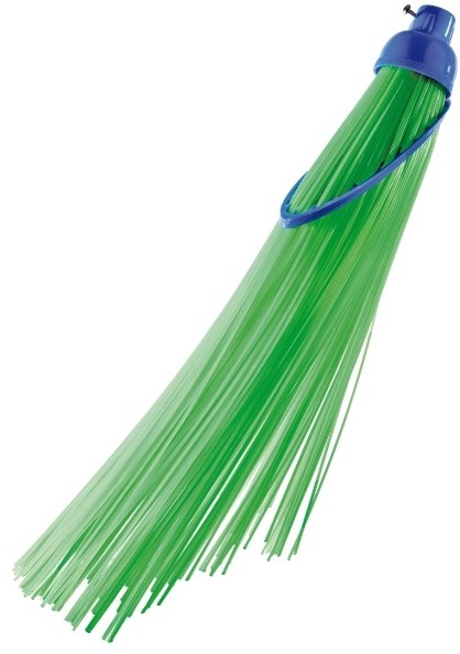 Miotła plastikowa zielona 0001D