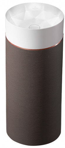 Villeroy & Boch VILLEROY & BOCH OCTAGON UMYWALKA Z POSTUMENTEM 400 x 400 x 950 MM BIAŁA MOCHA LEATCHER 417000PQ
