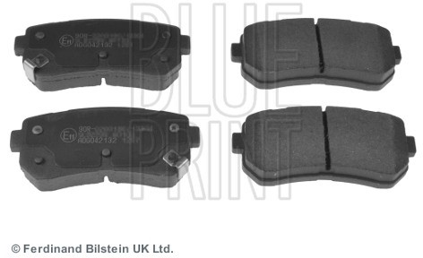 BLUE PRINT Zestaw klocków hamulcowych, hamulce tarczowe ADG042132