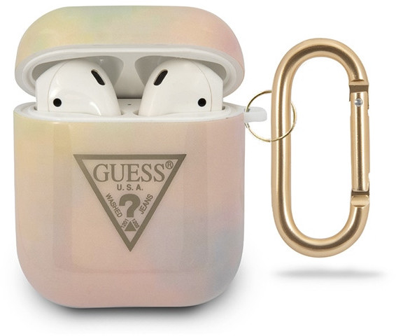 GUESS Guess GUACA2TPUMCGG01 AirPods cover różowy/pink Tie & Dye Collection