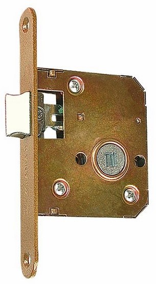 Jania Zamek wpuszczany na klucz 0/50 ocynkowany złoty