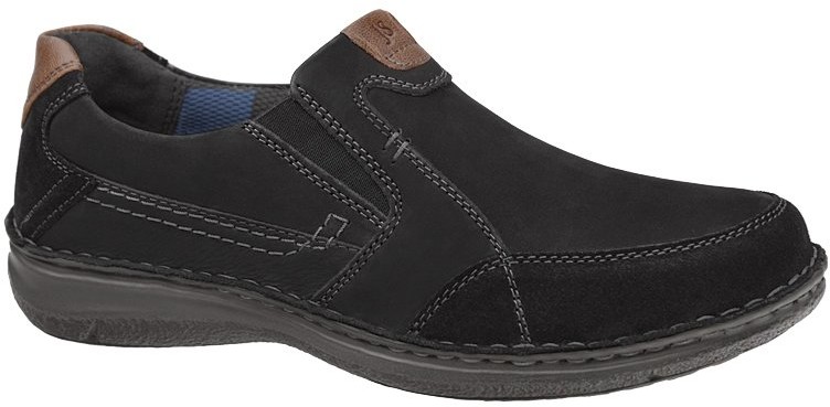 Josef Seibel Półbuty 43663 TE21 101 Anvers 63 K Schwarz Czarne XXL 20079
