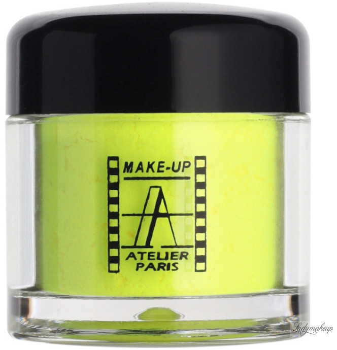 Make-Up Atelier Paris PIgment Fluo - Neonowy fluorescencyjny pigment do powiek - PF2 - YELLOW