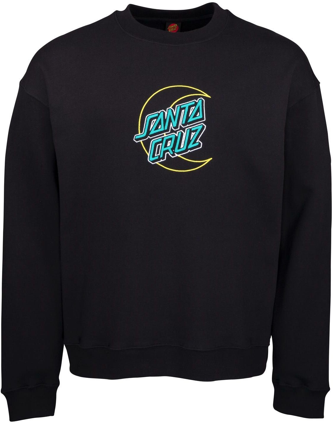 Santa Cruz bluza damska EMPTY MOON DOT CREW Black