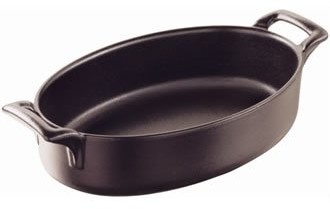 Revol dm314 Belle Cuisine naczynie do zapiekania, głęboki, owalny, czarna (4 sztuka) DM314