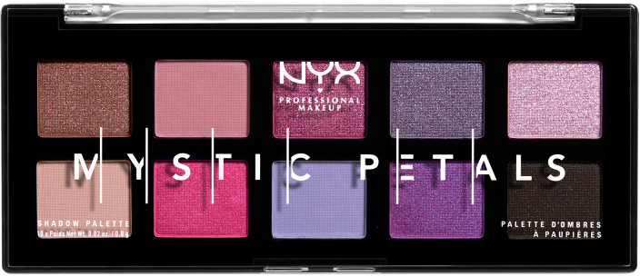 NYX Professional Makeup Professional Makeup - MYSTIC PETALS - SHADOW PALETTE - Paleta 10 cieni do powiek - MIDNIGHT ORCHID NYXDMOR