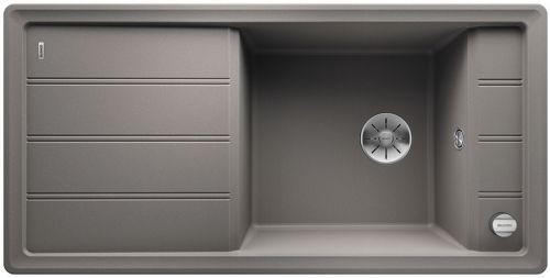 Blanco FARON XL 6 S Silgranit PuraDur Alumetalik odwracalny, korek auto., InFino (524785)