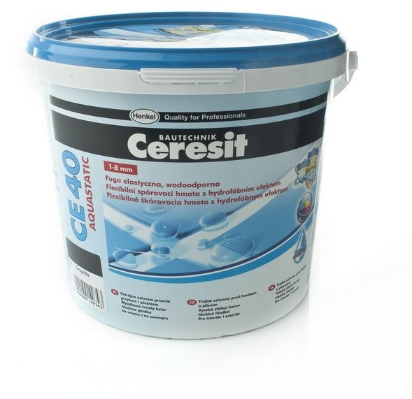 Ceresit Fuga Elastyczna Wąska Ce 40 Aquastatic Grafit 5 Kg