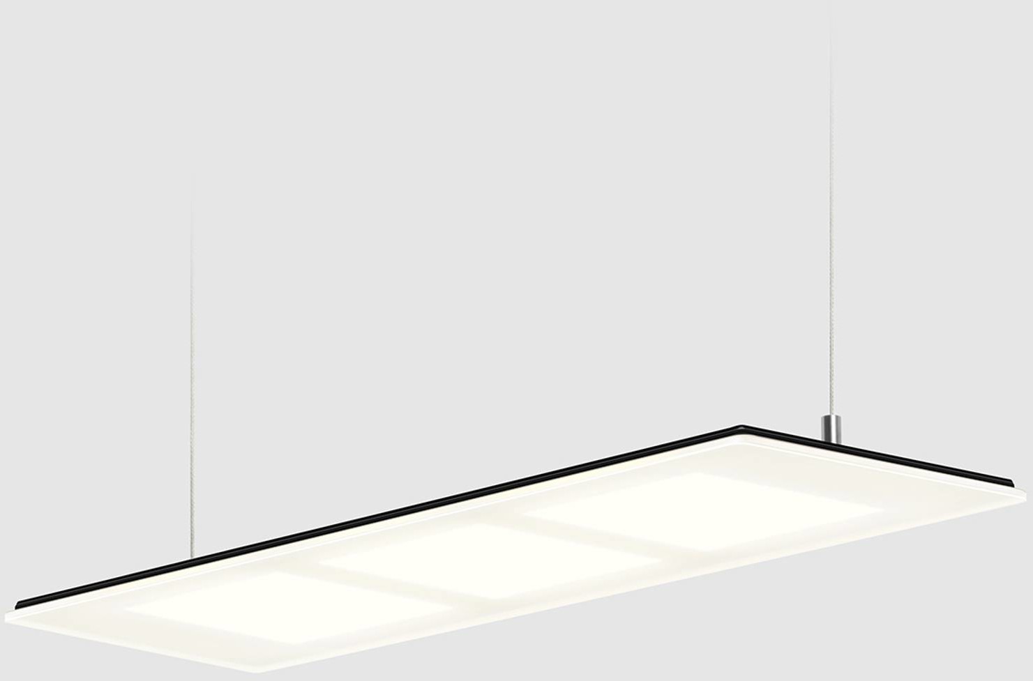 OMLED OMLED One s3 - płaska lampa wisząca OLED czarna