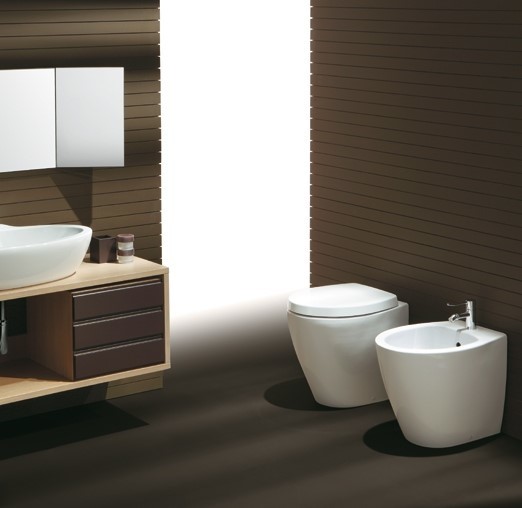 Simas LFT Spazio Bidet stojący 34x53 cm biały LFT21