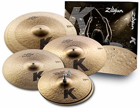 Zildjian Zildjian K niestandardowa seria ciemne pudełko na talerze zestaw  35 cm Hi-kapelusze, 40 cm / 45 cm Crash, jazda 50 cm KCD900