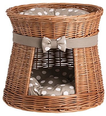 e-wicker24 494  48/pko kot koszyk z wikliny, kosz, honiggelb, 48 x 48 x 43 cm 494-48/Pko