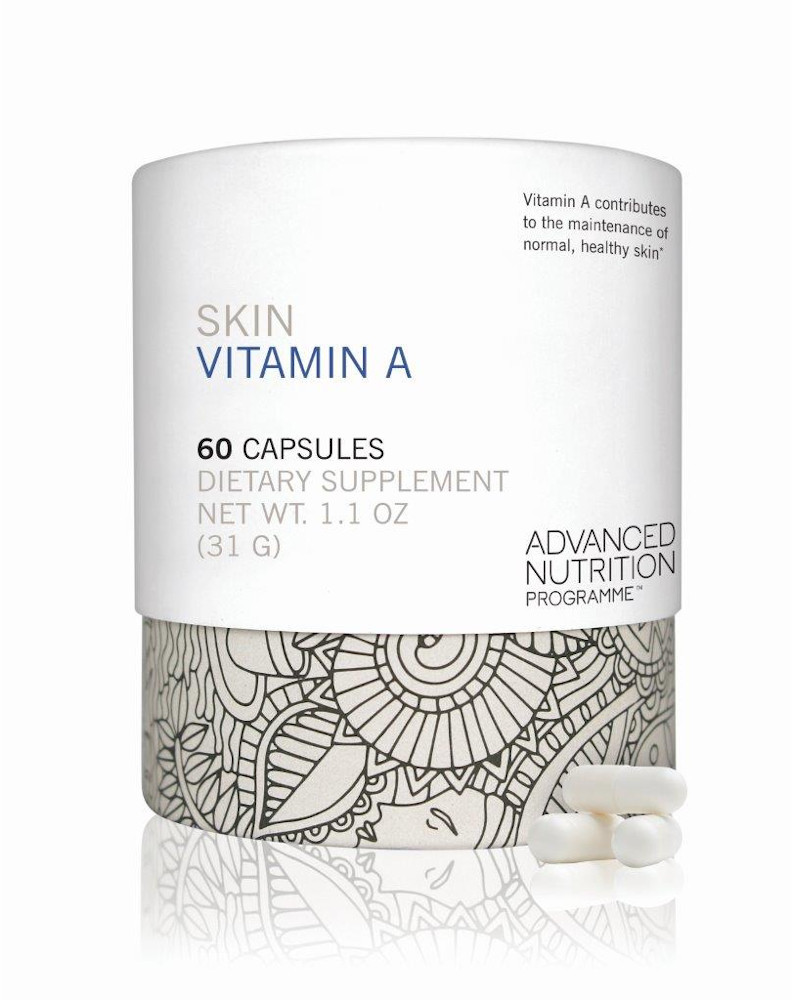 Advanced Nutrition Programme ANP Skin Vit A + Suplement diety z witaminą A oraz witaminą D 60 kaps.