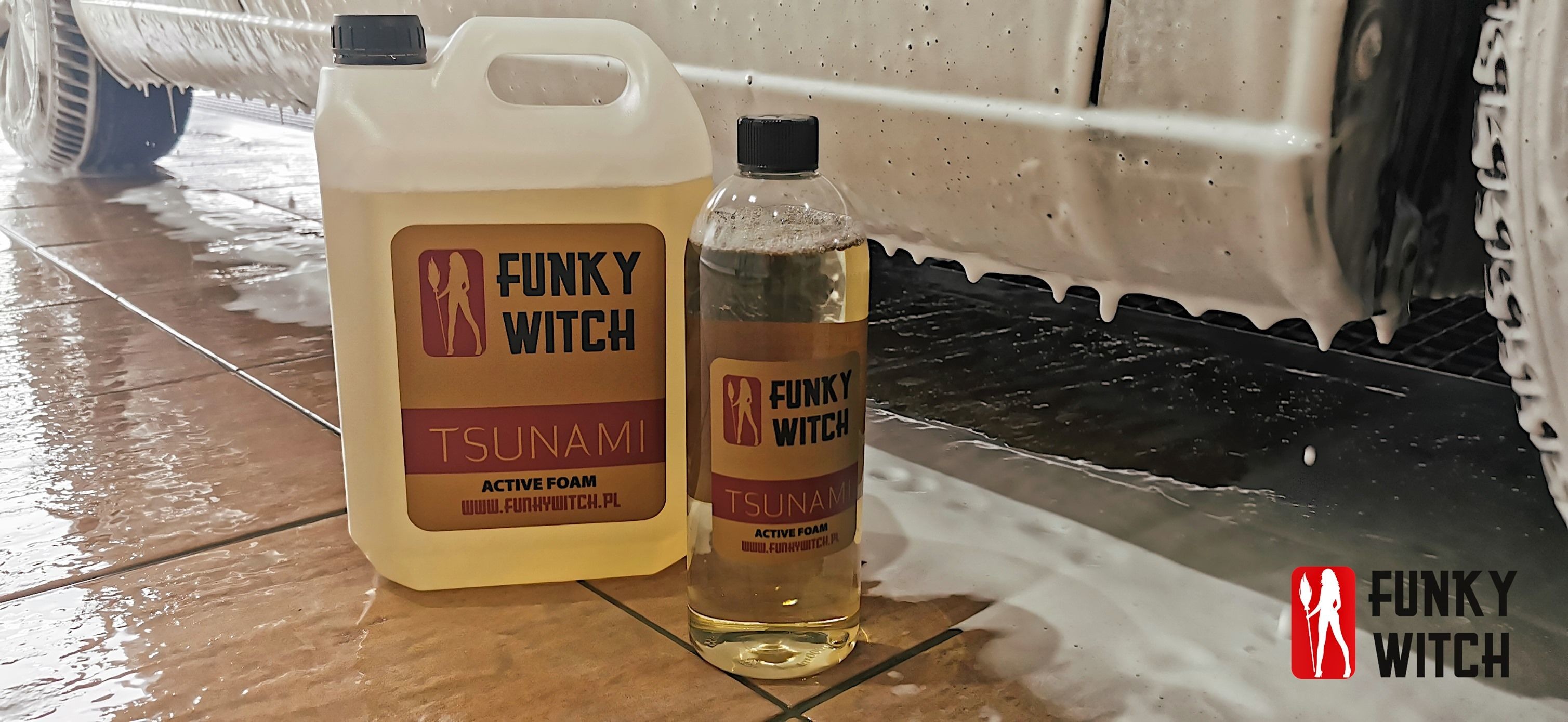 Funky witch Funky Witch Tsunami Active Foam  piana aktywna, lekko kwaśne pH 500ml FUN000044