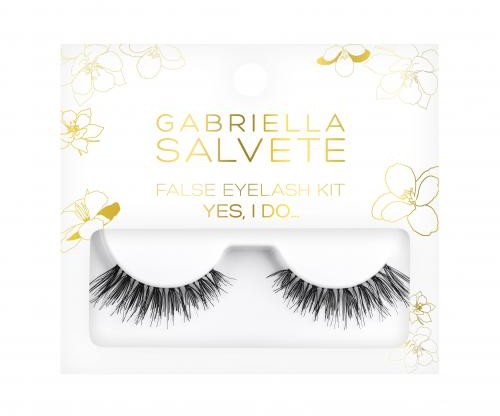 Gabriella Salvete Gabriella Salvete Yes I Do! False Eyelash Kit zestaw Sztuczne rzęsy 1 para + Klej do rzęs 1 g Black