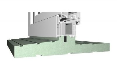 Ciepły parapet profil pod okno XPS 300/ 1,2 mb ST-01