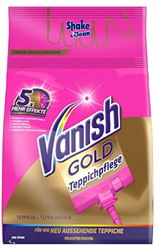 Vanish złota próby Shake & Clean, proszków do pielęgnacji płyn do czyszczenia dywanów pod dywan na dużej powierzchni, 1er Pack (1 X 750 G) 8172207