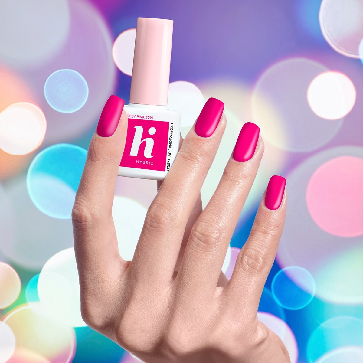 Hi Hybrid Lakier hybrydowy 5ml 219 Glossy Pink Hi Hybrid
