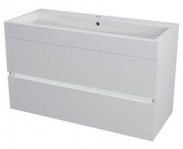 Sapho LARGO szafka umywalkowa, 99x50x41cm, biała połysk LA101