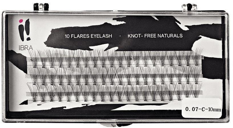Ibra Kępki sztucznych rzęs 0.07 C-10mm 87568-uniw