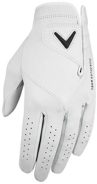 Callaway Tour Autentic Męska Rękawiczka Golfowa 2019 Biała Lewa dla Praworęcznych S
