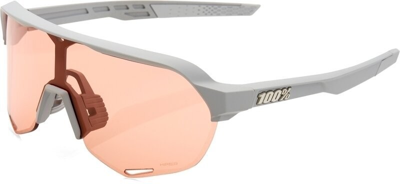 100% 100% S2 Soft Tact Stone Grey / HiPER Coral Lens