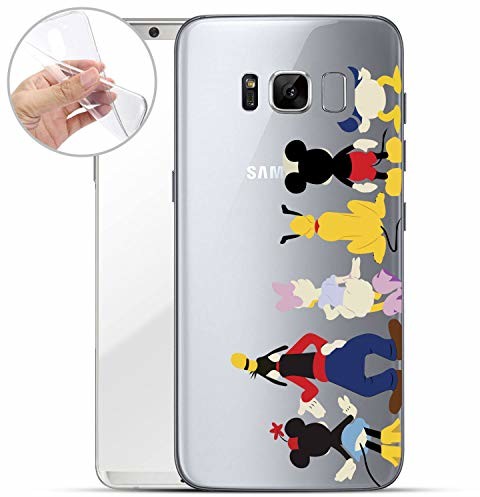 Finoo Etui na telefon komórkowy nadaje się do Samsung Galaxy S8 Plus etui na telefon komórkowy Disney z motywem i optymalną ochroną z silikonu TPU (termoplastyczny poliuretan) 19934-55