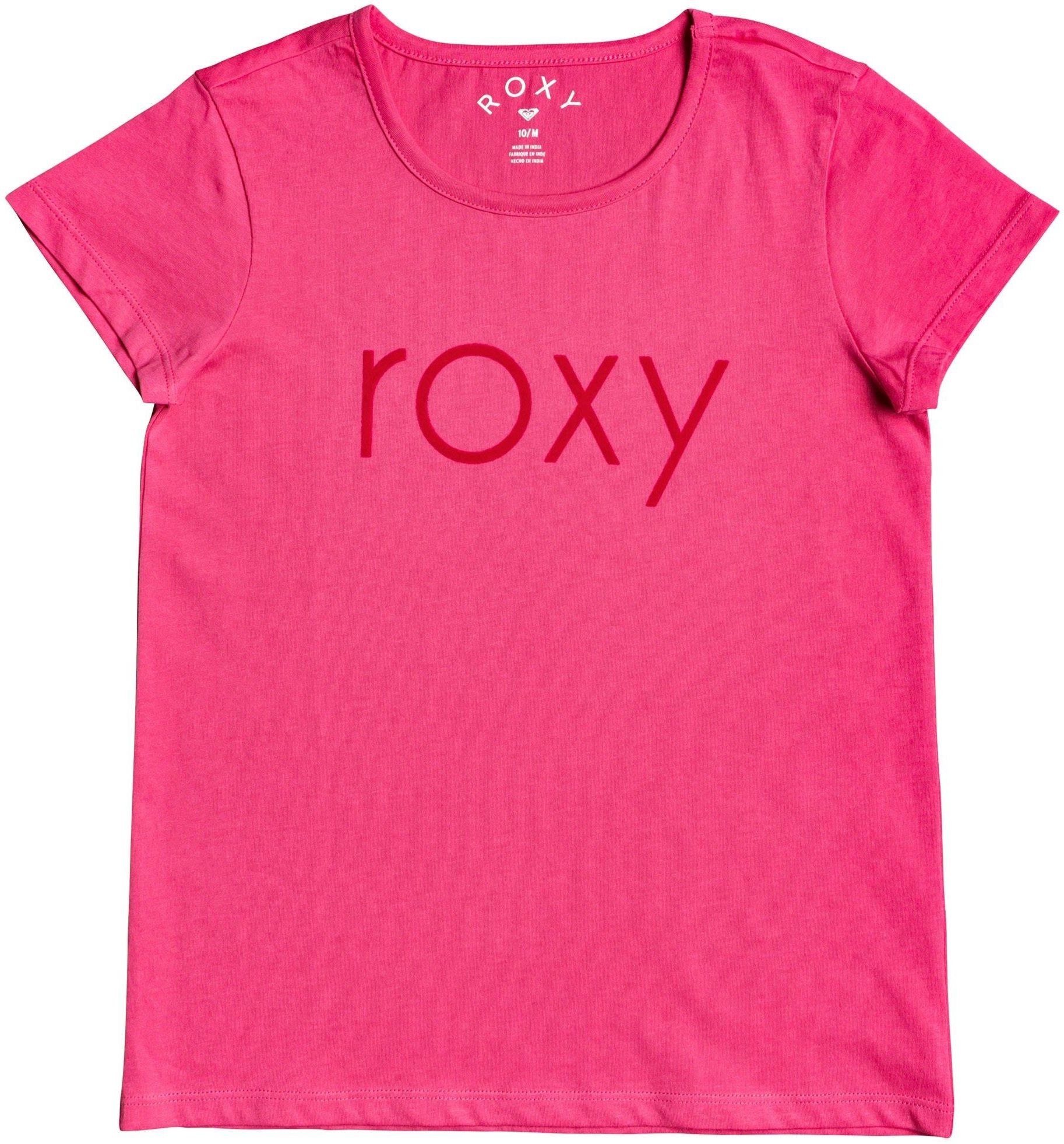 Roxy t-shirt ENDLESS MUSIC FLOCK GIRL Pink Flambe MLB0