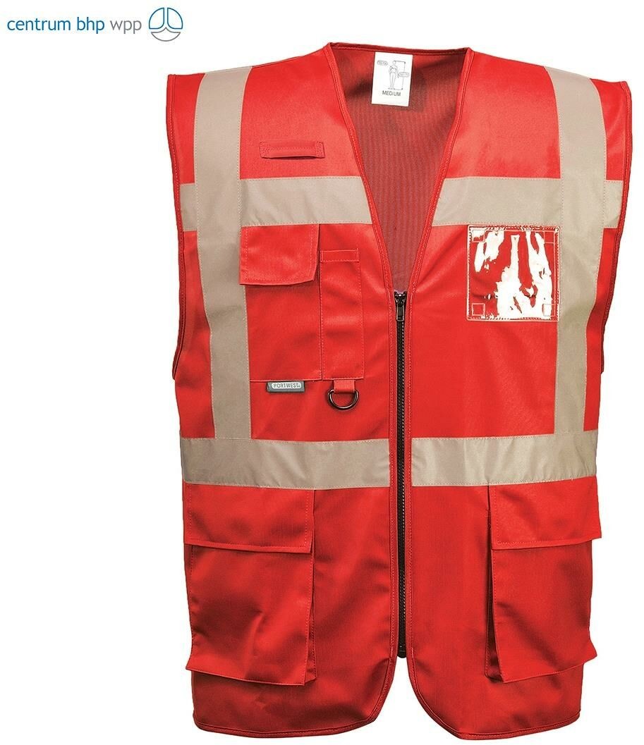 Portwest F476 KAMIZELKA IONA EXECUTIVE ; CZERWONY