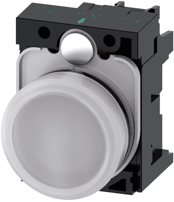 Siemens Indicator light white 3SU1152-6AA60-1AA0
