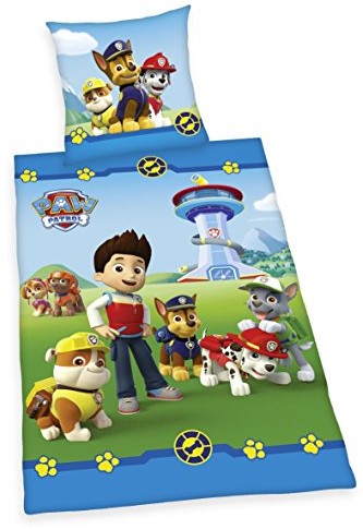 Herding pościel dziecięca Paw Patrol, Renforce, kolorowy, 135x200x2 cm 4432201050